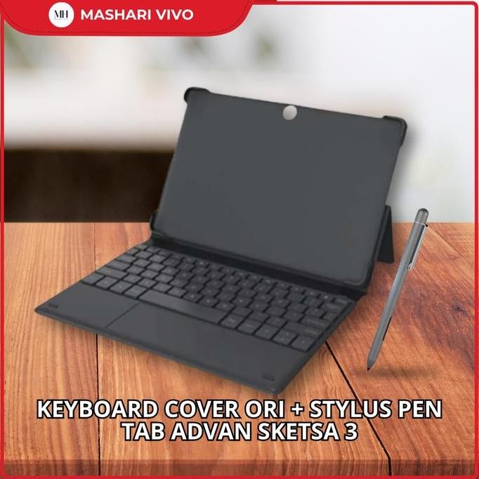 Stylus pen dan case keyboard original tab advan sketsa 3 BEST SELLER
