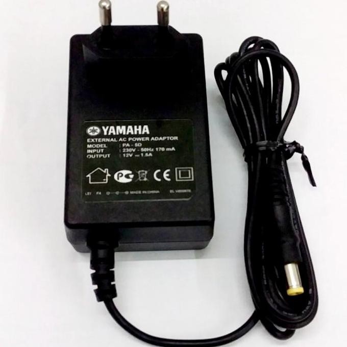 baru adaptor yamaha organ piano ydp143 ydp131 musik instrumen power adapter