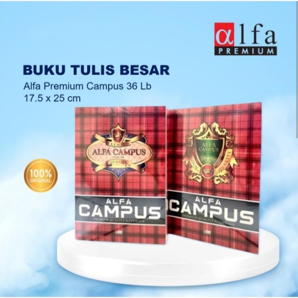 

Buku Tulis Campus Panjang 36 Lembar Isi 10 Warna-Warni