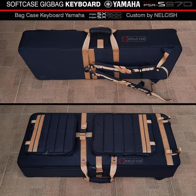 baru Softcase Gigbag Tas Keyboard Yamaha PSRS670 PSRS770 PSRS970 PSRS975 SX700 SX900 Custom by NELCI