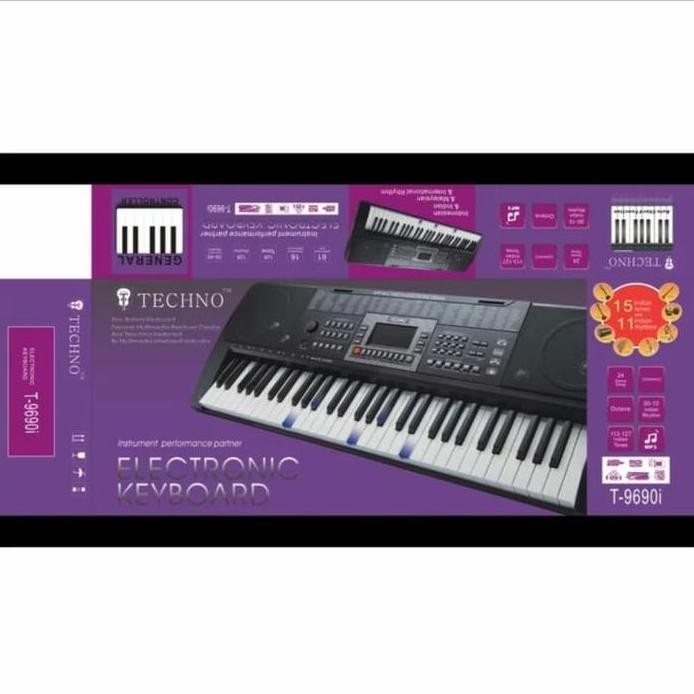 baru Keyboard Techno T9690i Backlite Keyboard