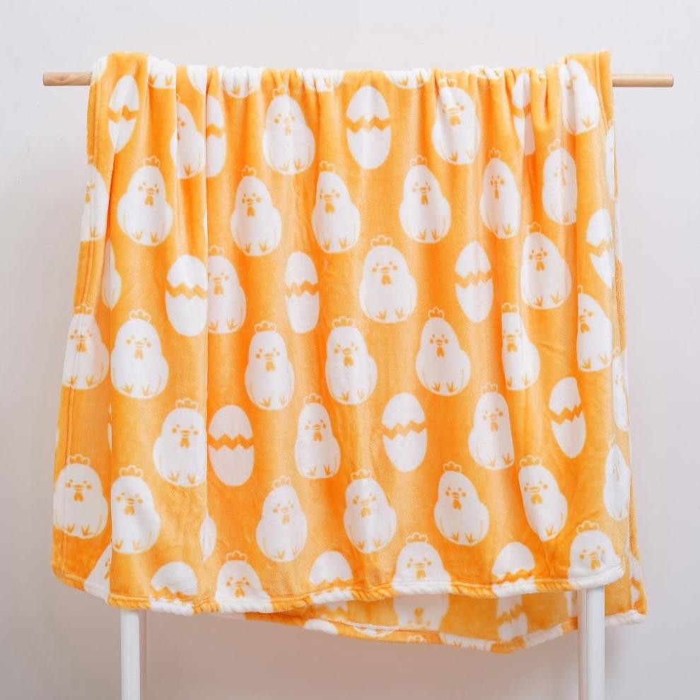 Informa Set 2 Pcs Selimut Chikin Blanket Motif Kain Penghangat Tubuh Aksess Tempat Tidur Bedroom Acc