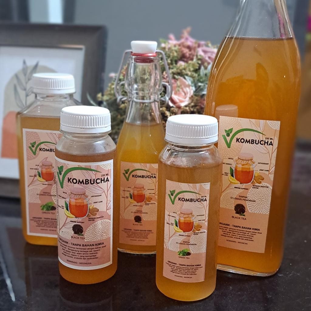 

FM Teh Kombucha Organik Premium 250/500 Ml Scoby