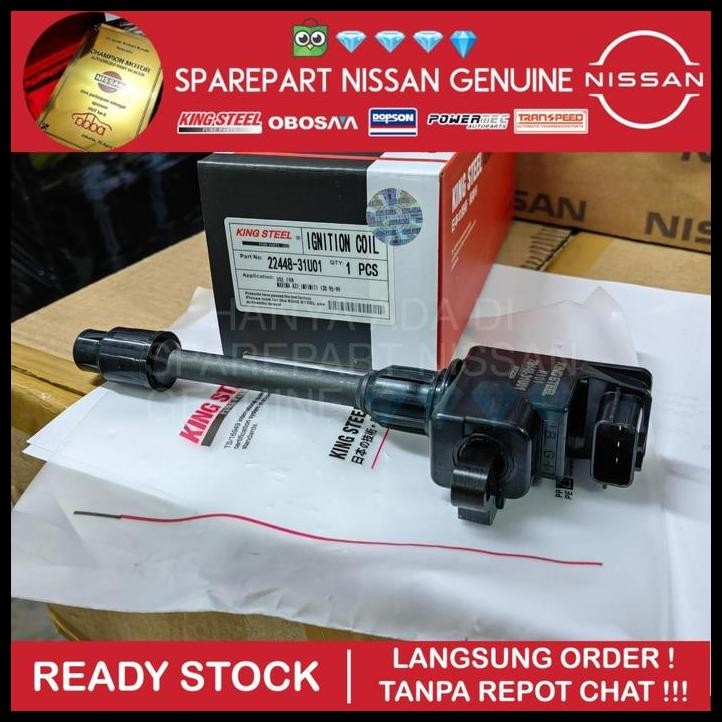 DISKON KOIL BUSI INFINITI CEFIRO A32 VQ30 MAXIMA IGNITION COIL OEM NISSAN 