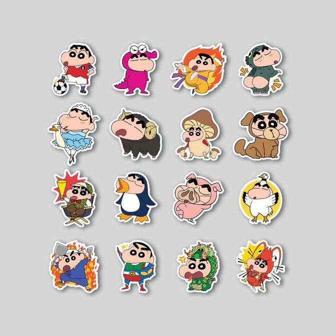 

baru STICKER PACK CRAYON SHINCHAN COSPLAY | STICKER TUMBLER | STIKER LAPTOP KOPER HELM