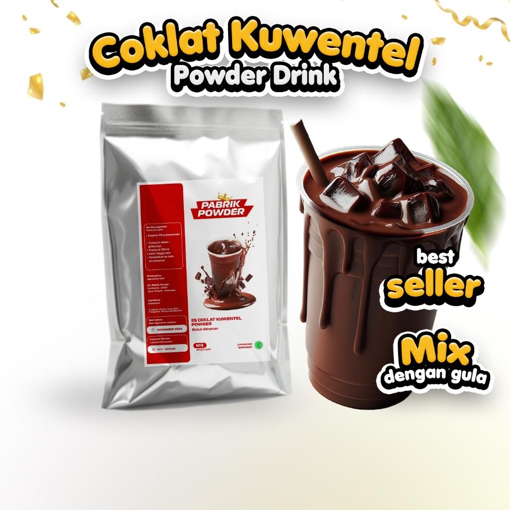 

FM Powder Coklat Kuwentel , Bubuk Minuman Es Cokelat Kental Manis, Chocolate Powder