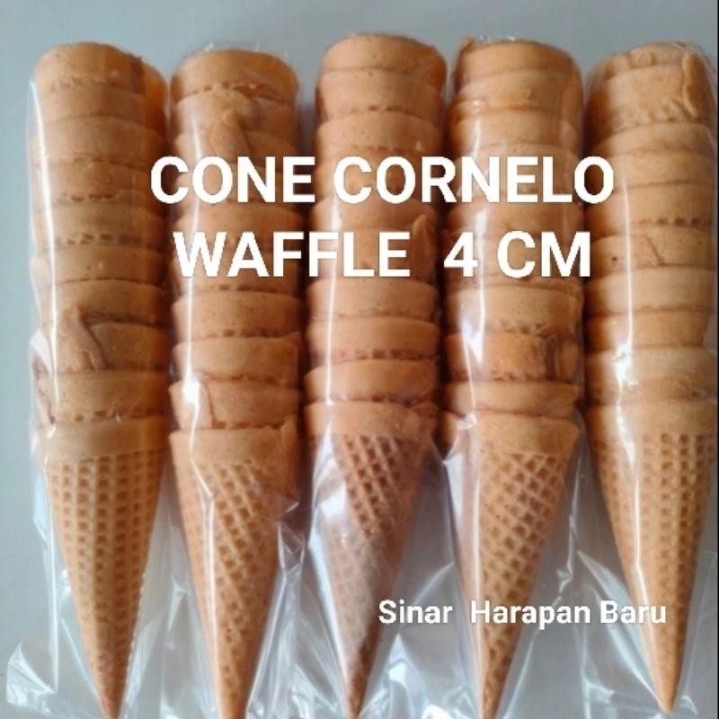 

FM 5 Pack (50 Pcs) Cone Ice Cream Connello Waffle 4 Cm