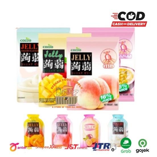 

FM ( BERKAH ) COZZO JELLY FRUIT Jelly Stick Assorted Agar Rasa Lychee Mangga Blueberry Bluberi Passion Fruit Markisa Puding 160 gr HALAL