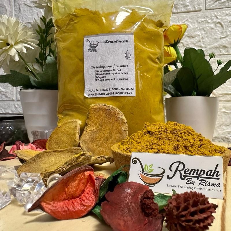 

FM Temulawak Bubuk 1 Kg Murni Anti-Inflamasi Bu Risma
