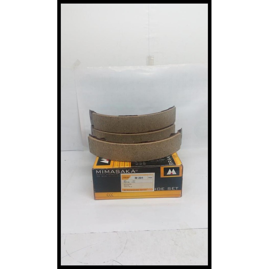 HOT DEAL BRAKE SHOE/KAMPAS REM DEPAN DAIHATSU ZEBRA S88,S89 "MIMASAKA"