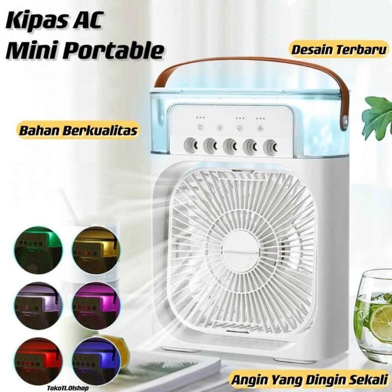 Ac Mini Portable Plus Kipas Angin 600Ml