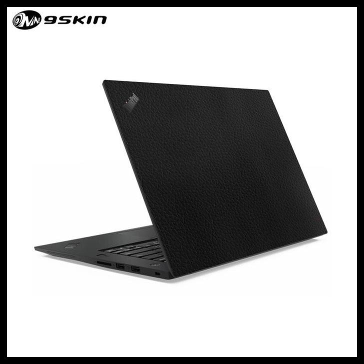 TERBARU GARSKIN THINKPAD X1 EXTREME2 VYNIL BLACK LEATHER FRONT 