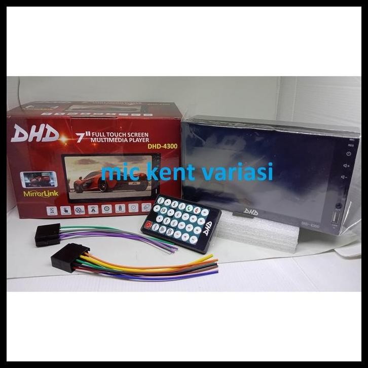TERMURAH HEAD UNIT DOUBLE DIN DHD 4300 MOBIL AGYA AYLA 