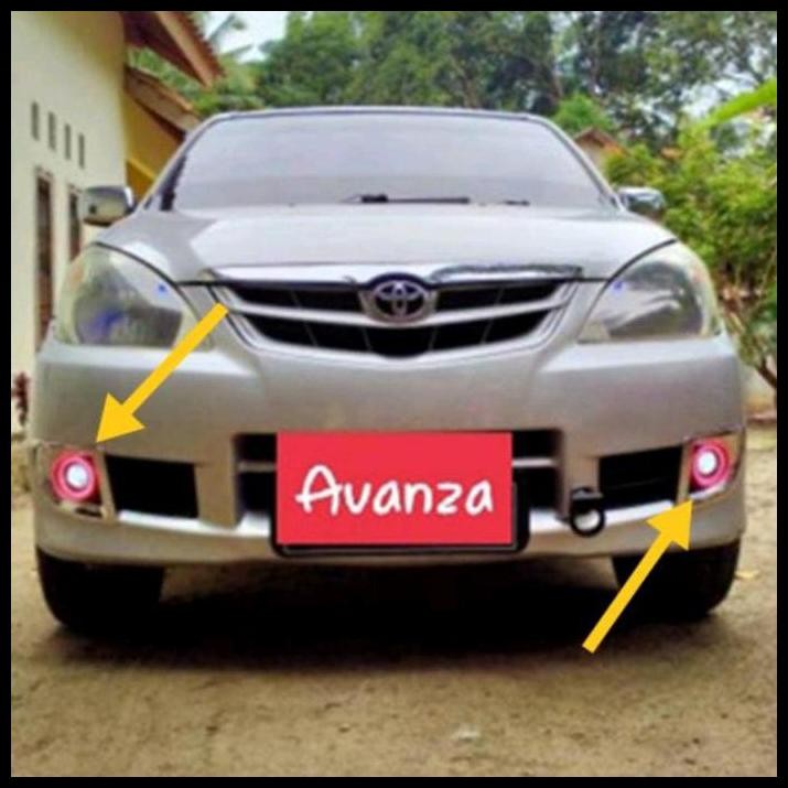 TERMURAH LAMPU LED FOGLAMP MOBIL TARUNA ANGEL EYES 89MM 