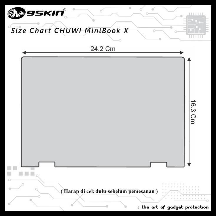 DISKON SKIN PROTECTOR CHUWI MINIBOOK X 3M WOOD 