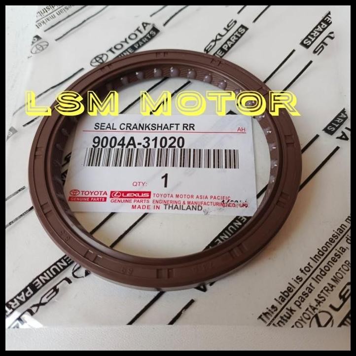 TERBARU OIL SEAL OIL SEAL CRANKSHAFT BELAKANG AVANZA RUSH TERIOS GRANDMAX AGYA 