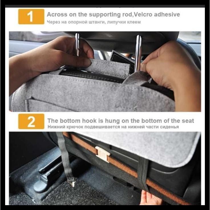 GRATIS ONGKIR TAS BELAKANG JOK MOBIL SERBAGUNA / ORGANIZER TAS KURSI MOBIL AVANZA 