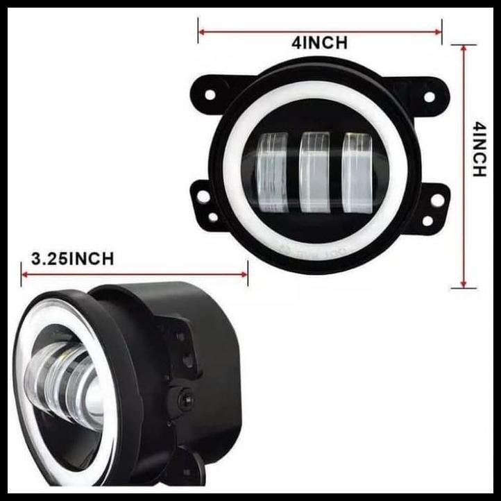 HOT DEAL FOGLAMP JEEP DODGE JOURNEY DODGE MAGRUM LED RUBICON DAYMAKER 4INCH 