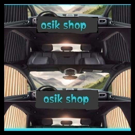 TERMURAH HORDENG MOBIL SIGRA TIRAI JENDELA PINTU MOBIL 1 SET 4 PCS 