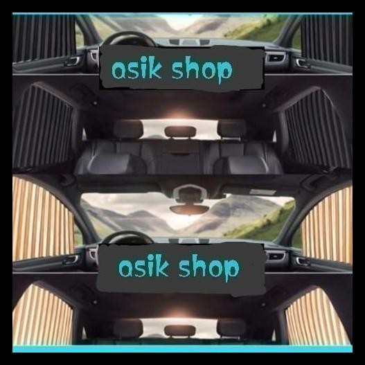 TERMURAH HORDENG MOBIL TERIOS TIRAI JENDELA PINTU MOBIL 1 SET 4 PCS 