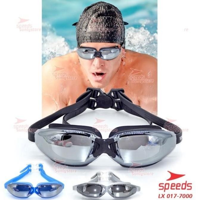 Kacamata Renang Speeds Lx 017 7000 Antifog & Uv Protection