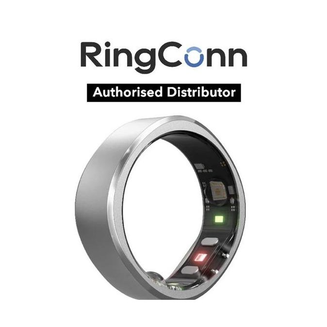 

RingConn Smart Ring [Silver] - 24/7 Health Tracker