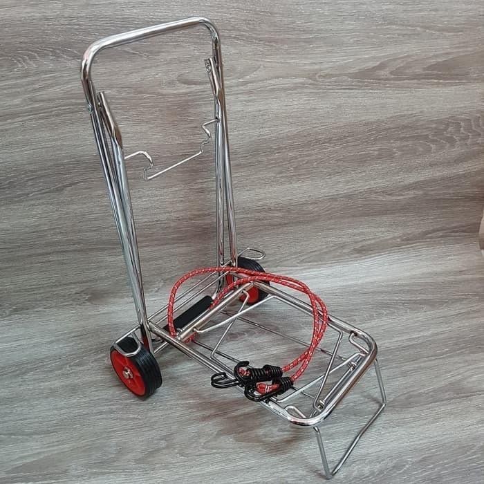 Dorongan Troli Lipat Bawa Aqua Galon Dan Gas Trolley Barang Serbaguna Original Dan Terpercaya