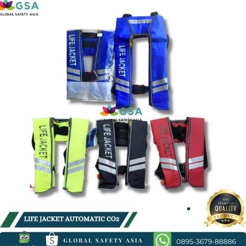 Automatic Life Jacket Co2, Jaket Pelampung Oksigen Pesawat, Life Vest