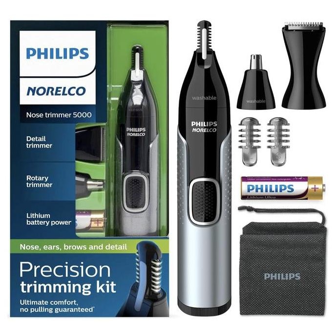 

Philips Norelco Nose Trimmer 5000, For Nose, Ears NT5600/42 Alat cukur
