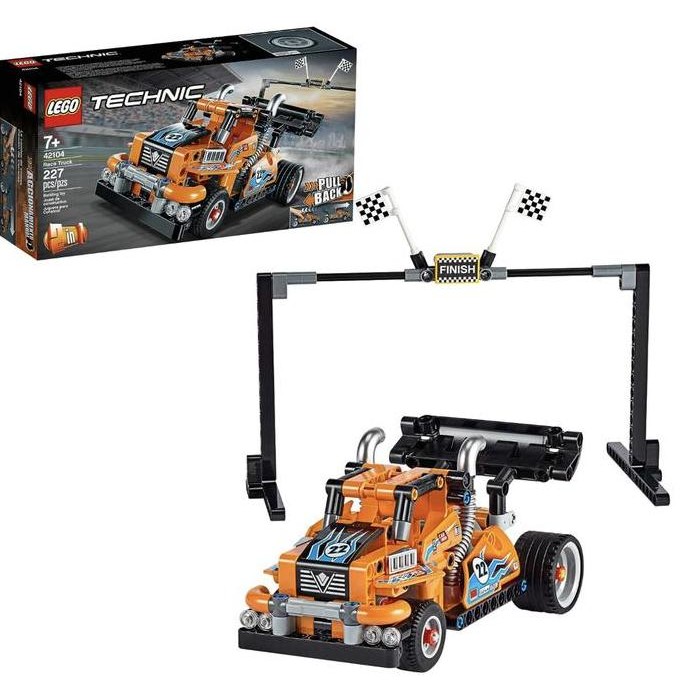 

LEGO Technic Race Truck 42104 Pull-Back Model Truck Building Kit