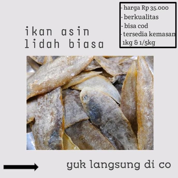 

ikan asin lidah biasa medan