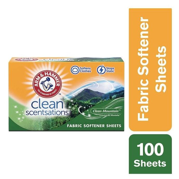 

Arm & Hammer Fabric Softener Sheets, 100 sheets