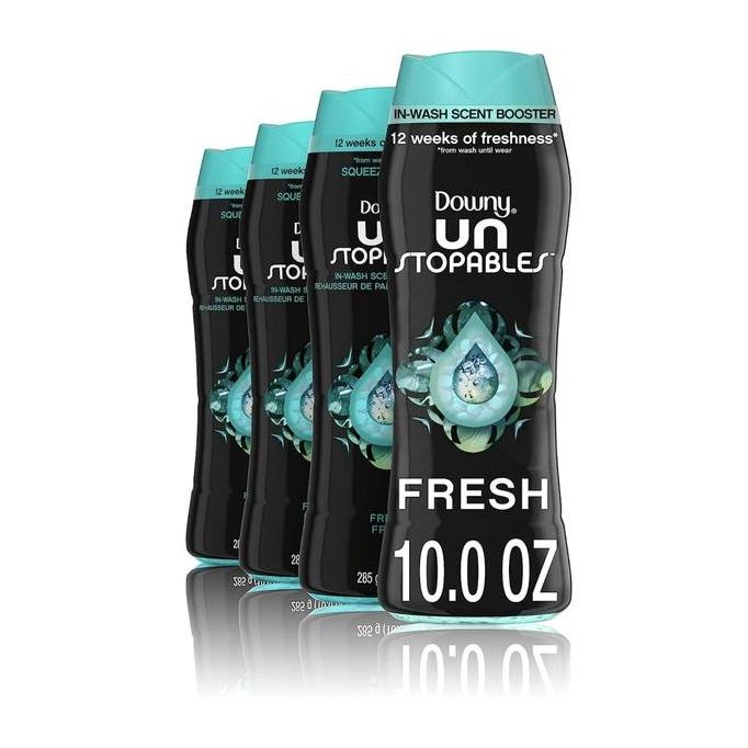 

Downy Unstopables Laundry Scent Booster Beads Fresh 10oz 283g (4packs)