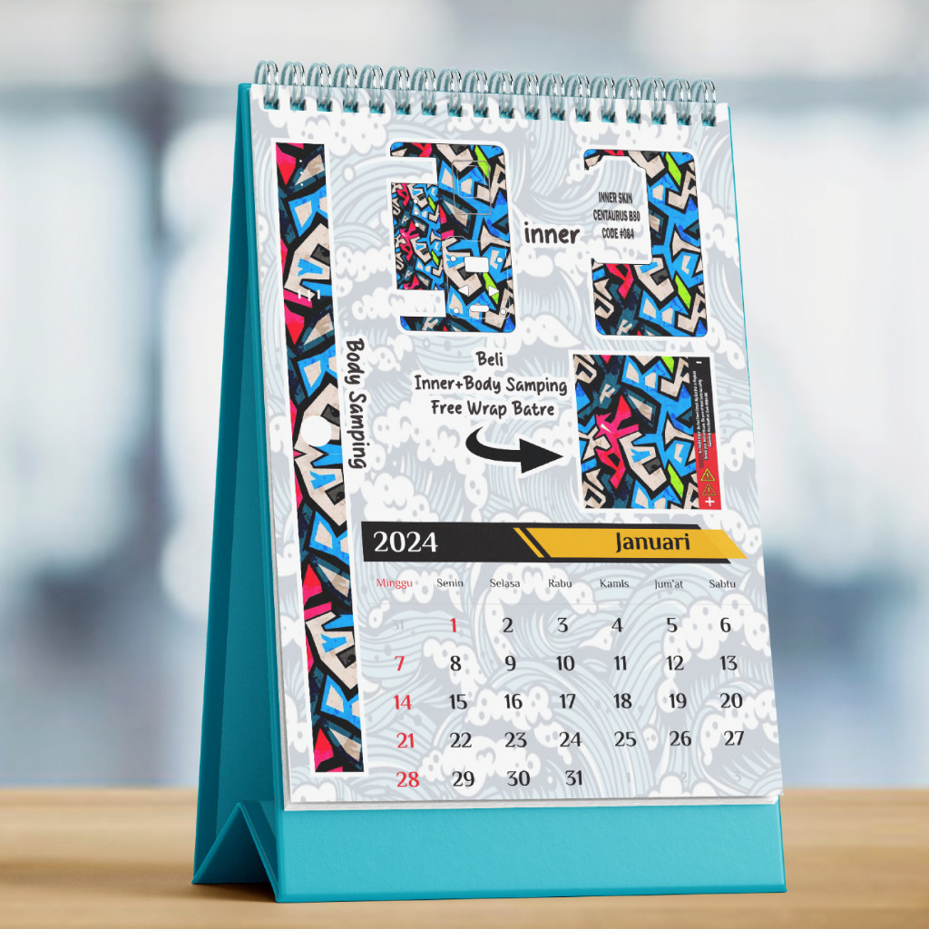 

*2Piece* B80 84 Garskin Stiker Casing Custom Bebas Dan Bayar Ditempat