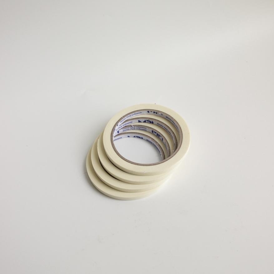 

Masking Tape 6mm x 21 Meter MPI - Lakban Kertas 6mm x 21 Meter MPI