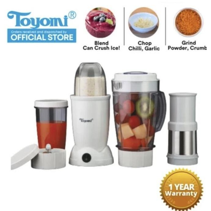 

Toyomi 3in1 Blender, Chopper & Grinder Mill BL 2926