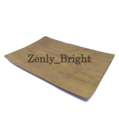 Piring Kayu Jati Persegi Panjang