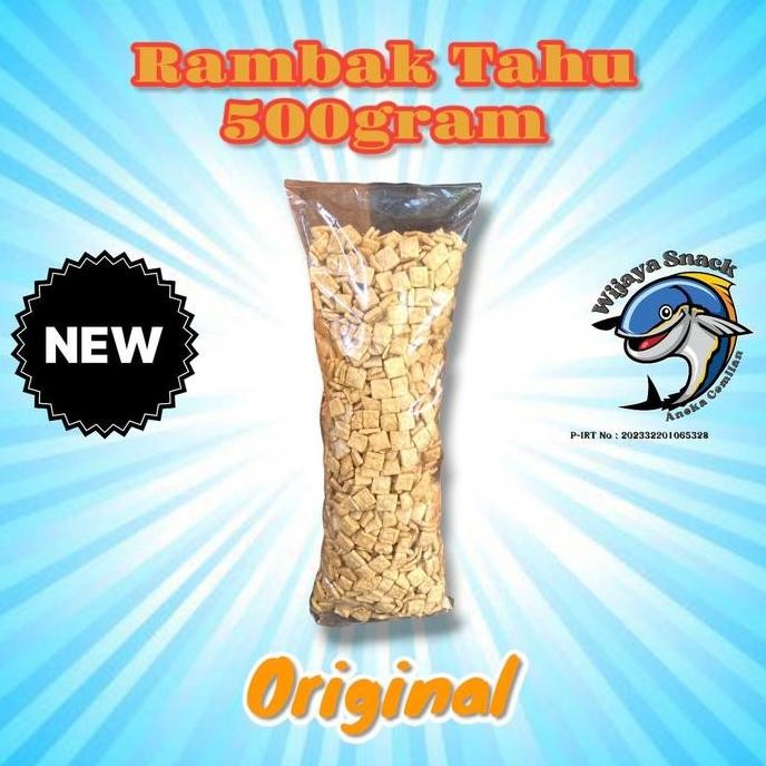 

Kerupuk Tahu Atau Cemilan Medan 500Gram Camilan Food Snack Makanan Keripik Pedas Gurih Asin Kerupuk Rambak Bosen Jajanan Kripik
