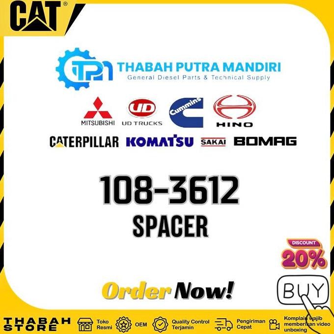 1083612/108-3612 : SPACER CATERPILLAR PARTS murah