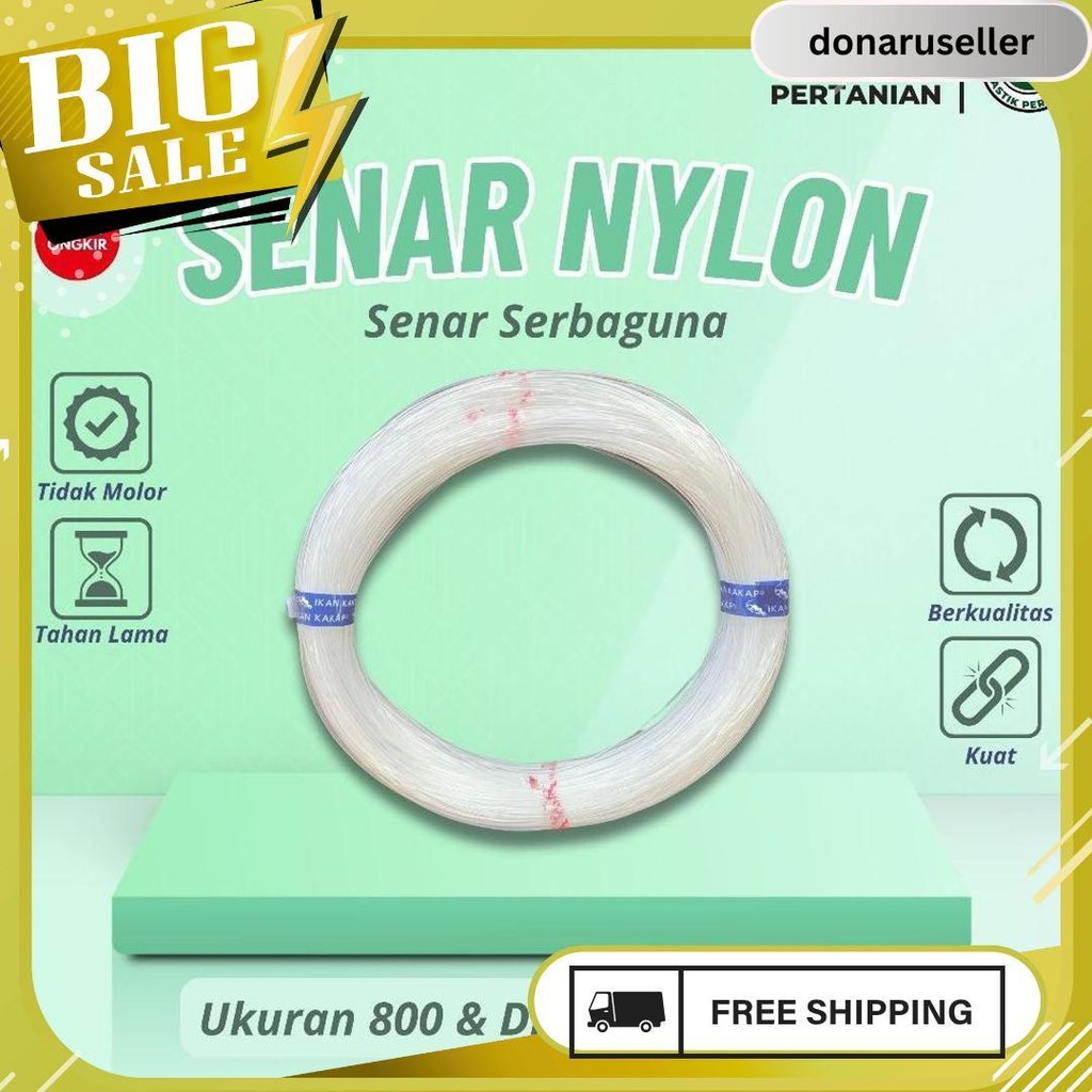 Senar Ukuran 800 Serbaguna Senar Layangan Senar Pancing Cap Ikan Kakap Termurah