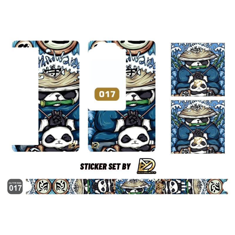 

*2Piece* Namikami Kertas Label B80 Anti Air Stiker Fs 17 Garskin Stiker Casing Custom Bebas Dan Bayar Ditempat
