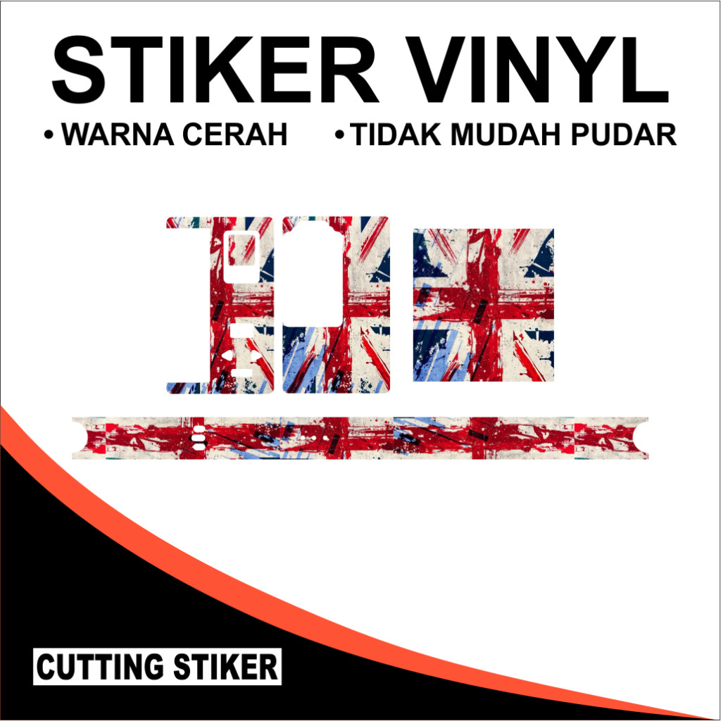 

*2Piece* Paketan Stiker B80 Laminasi Doff 29 Garskin Stiker Casing Custom Bebas Dan Bayar Ditempat