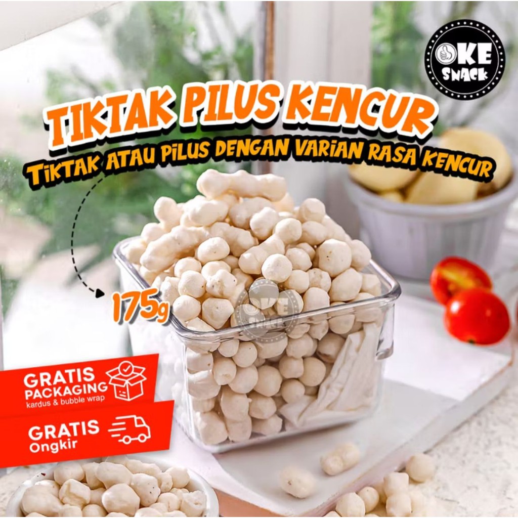 

Tiktak Pilus Kencur Tiktak Pilus Sagu Kencur