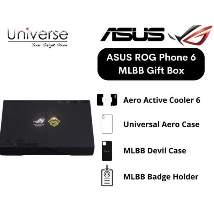 Asus Mlbb Gift Box Rog Phone 6 Original New
