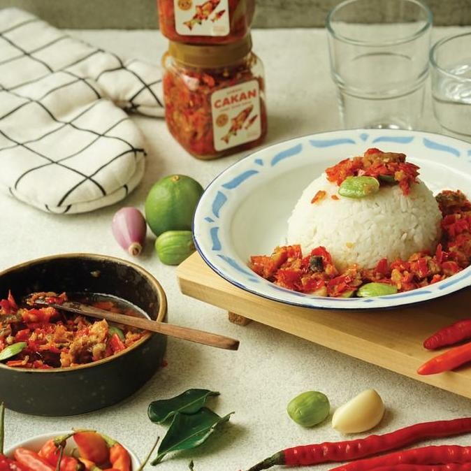 

Sambal Cabe Ikan Asin Jens Kitchen 200 gram pedas gurih Best Seller