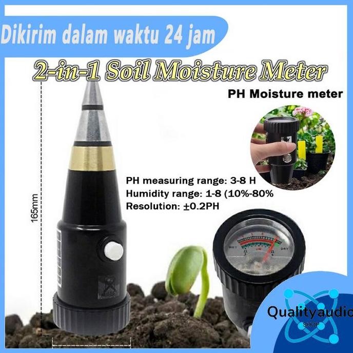 TANAH 2 IN 1 PEN TYPE PH METER SOIL ANALYZER TESTER METER ALAT UKUR PH TANAH ALAT KELEMBABAN TANAH O