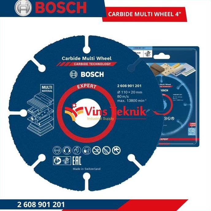 Bosch Batu Potong Gerinda Carbide Multi Wheel Multipurpose 4Inch Bosch 201