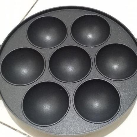 Cetakan Kue 7 lubang cekung happy call/ Cetakan Serabi 7 lubang cekung/cetakan apem 7 lubang cekung 