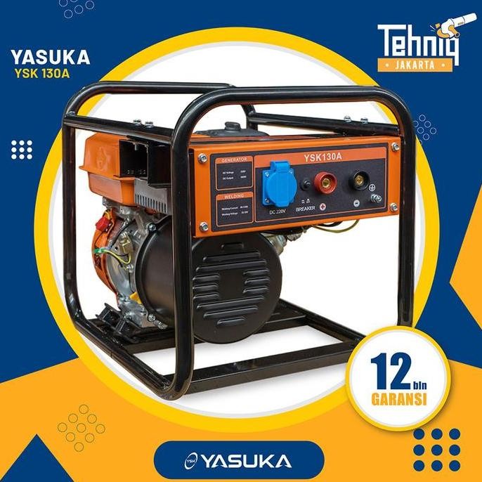 Genset Listrik Yasuka Generator Ysk 130A (Genset + Las)