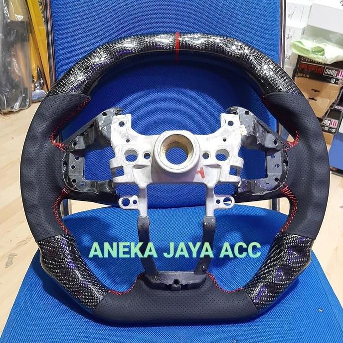 Stir Carbon Honda Civic Turbo Type R kulit asli Orinal import
